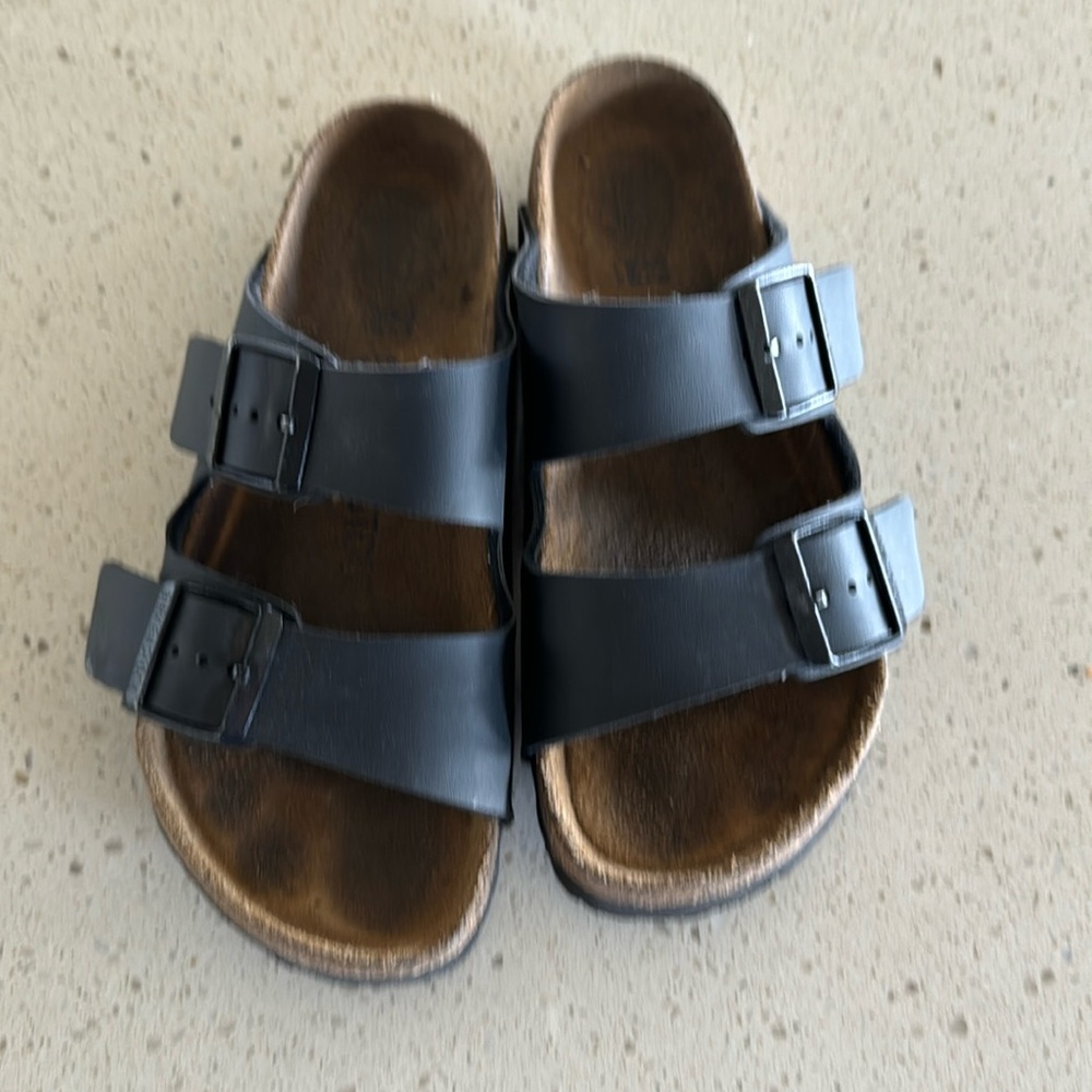 Used, excellent condition Black Arizona Birkenstocks, size 37